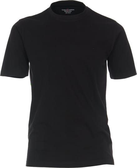 CASA MODA comfort fit heren T-shirt - zwart