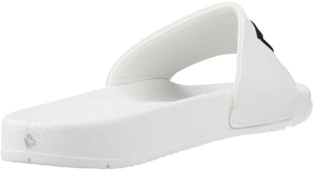 Munich Flat 3d Logo Slippers Wit EU 44