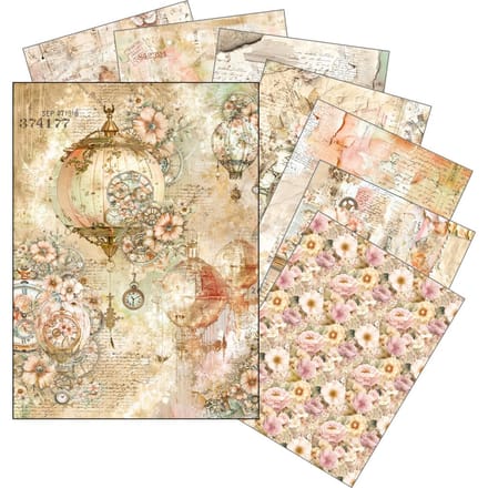 Ciao Bella Motief strozijde assortiment "Lost in Time", set van 8