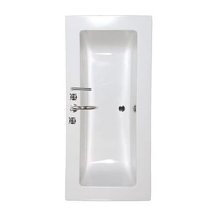 Caribia Quadro rectangular bathtub 190 Quadro incl. foot frame