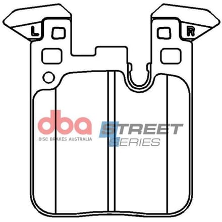 High performance remblokkenset DBA DB15127XP