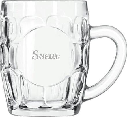 Bierpul gegraveerd - 55cl - Soeur