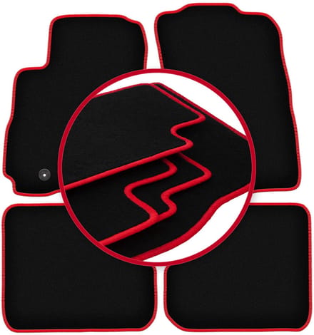 CARLUX-RED automatten voor: Mitsubishi Outlander I SUV (2001-2006)