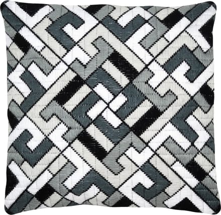 Vervaco - Spansteekkit - 25 x 25cm - Tetris Black/white - PN-0203602