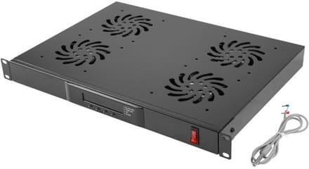LANBERG VENTILATIEPANEEL 1U LCD 19 4 VENTILATOR