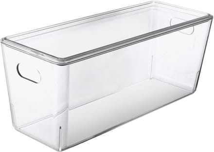 Ezystorage Transparant bakje met deksel - 5 liter - 13 x 35 x 14 cm - Stapelbaar