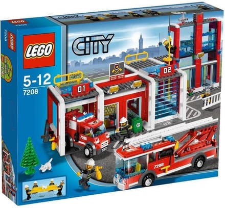 LEGO City Fire Station, Bouwpakket, 5 jaar, 662 stuk(s)