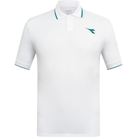 Diadora Match Polo Heren-wit