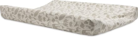Jollein Aankleedkussenhoes Jersey 50x70cm Animals Nougat