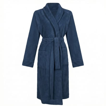 Linolux Cooper Unisex fleece badjas - Blauw - S