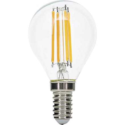ORION LED druppellamp E14 4,5W filament 827 dimbaar