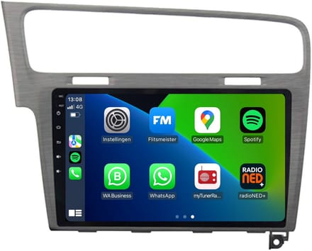Carplay autoradio geschikt voor Volkswagen Golf 7 | 2016 t/m 2023 | Android 13 | Draadloos Apple Carplay & Android Auto | 2GB + 32GB | 8-Core processor | Davilon | 2025 model | 2012 2013 2014 2015 2016 2017 2018 2019 2020 | Bluetooth & Wifi