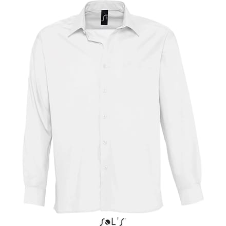 SOL'S Popeline-Shirt Baltimore Long Sleeve L623 - White - 3XL
