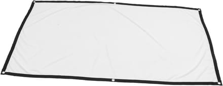 Projectorscherm Draagbaar - Projectiedoek Polyester - Thuisbioscoop Films - Gelijkmatige Lichtverspreiding - 16:9 72 inch - Wit