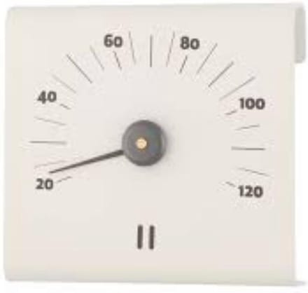 Rento Aluminium Sauna Thermometer Wit