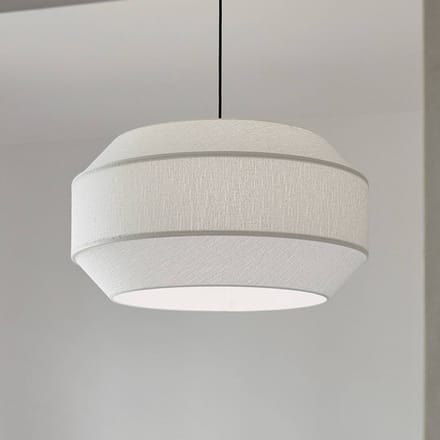 MARKET SET Cosiness hanglamp, Ø 68 cm, wit, stof