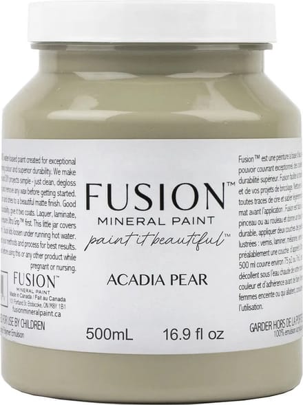 Fusion Mineral Paint - Acryl - Meubelverf - Zacht Groen - Acadia Pear - 500 ml