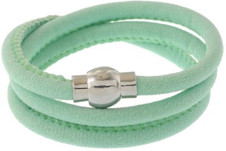 Behave - Armbandje imitatieleer mint - Voorjaarstrend - Makkelijk sluiting