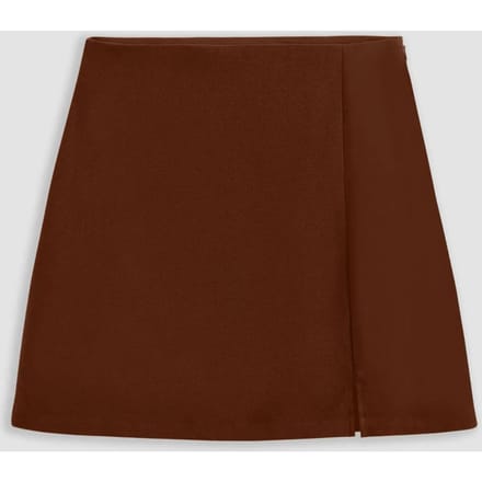 Hoge Taille Rok met Zijsplit