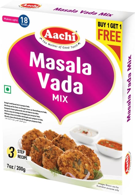 Aachi - Masala Vada Mix - Koop 1 Krijg 1 Gratis - 200 g