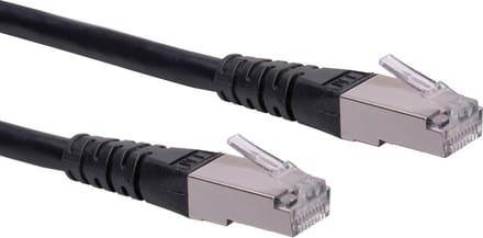 ROLINE patchkabel Cat.6 (Klasse E) S/FTP (PiMF), zwart, 7 m