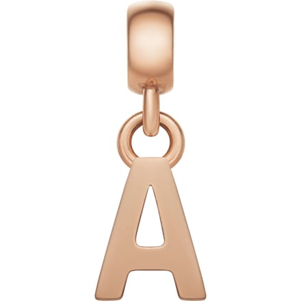 Daniel Wellington DW Charm Letter A Rose Gold