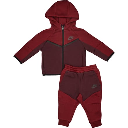 Nike Tech Trainingspakken Baby - Rood - Maat 80 - 86 CM