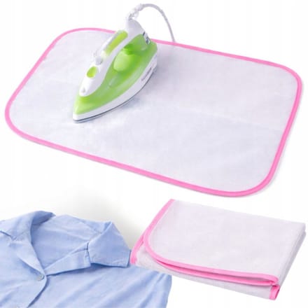 Verk Group - Thermo Beschermende Strijkmat - 50x30 cm - Roze - Universeel