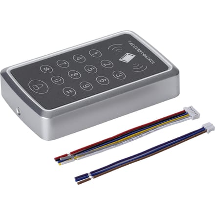 T11P Deurtoegangscontrolesysteem RFID-lezer Toetsenbord voor Toegang Huisbeveiliging Toegangscontroller gray