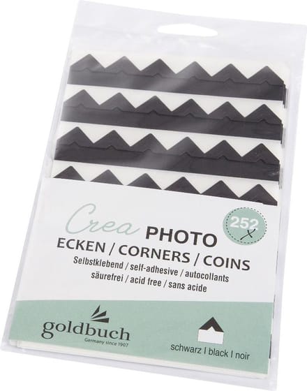 Goldbuch - Fotohoeken Crea - Zwart