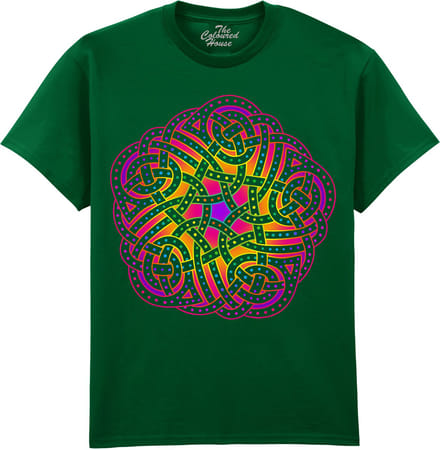 Rainbow Dots The Coloured House T-shirt M