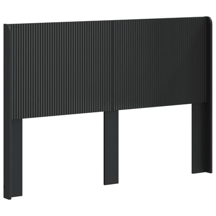 vidaXL - Hoofdbord - Zwart - Bewerkt - hout