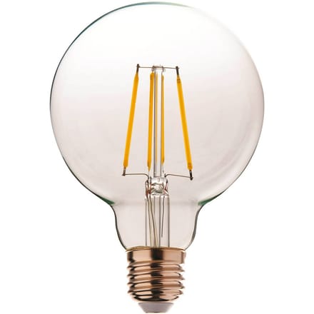 MARKET SET LED filament lamp G95 E27 8W 806lm 2700K