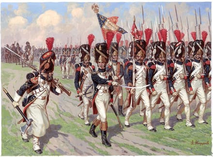 Zvezda Modelbouwpakket Militaire voertuigen - 8030 French Imperial Old Guards - Figures Plastic - 1:72 - Modelbouw
