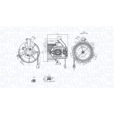 Binnenventilator MAGNETI MARELLI 069412290010