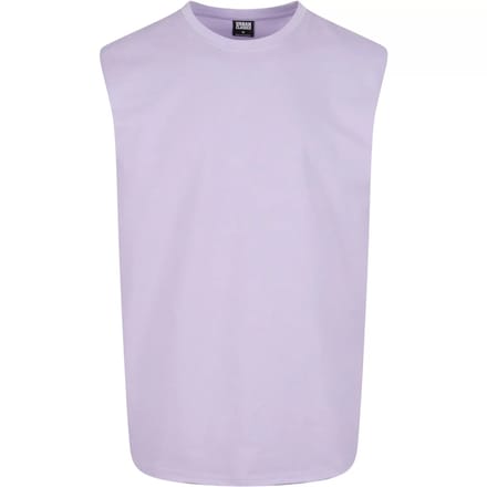 Urban Classics - Open Edge Mouwloos shirt - 4XL - Lila