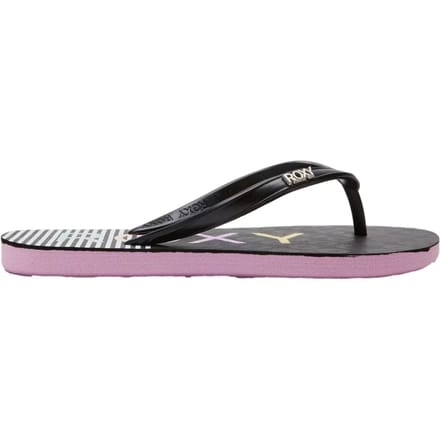 Roxy Viva Stamp Ii Slippers Zwart EU 29 Meisje