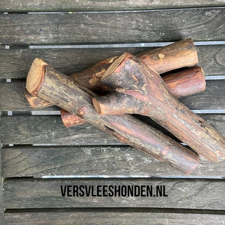 Olijfboom kauwstok - medium - versvleeshonden.nl