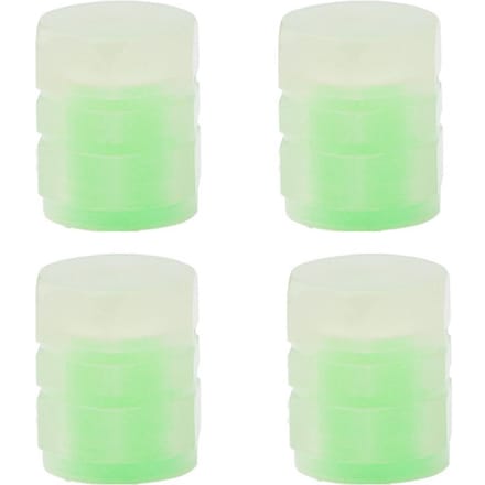 4 Pièces Lumineuses Cache-Valve de Pneu Fluorescent Étanche Caoutchouc Solide Illuminé Valve de Roue beige