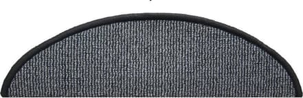 Trapmat Durban Antraciet 15 stuks 16x56 cm haak 4 cm