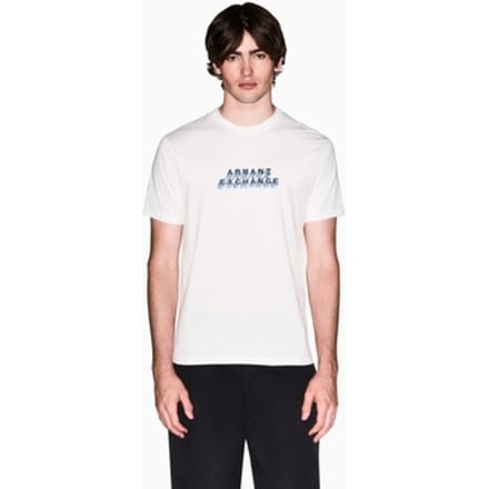 Armani Exchange Xm002779_af10358 T-shirt Met Korte Mouwen Wit S Man