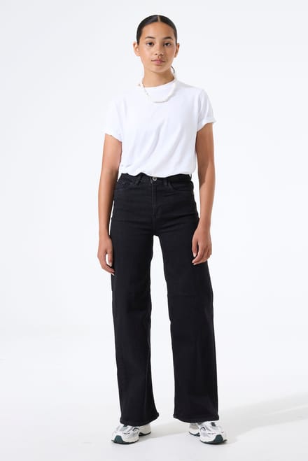 GARCIA Annemay Meisjes Wide Fit Jeans Zwart