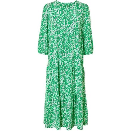 ESMARA Dames jurk in moderne midilengte (Groen, S (36/38))