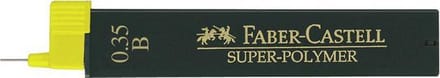 Faber-Castell potloodstiftjes - Super-Polymer - 0,35mm - B - 12 stuks - FC-120301