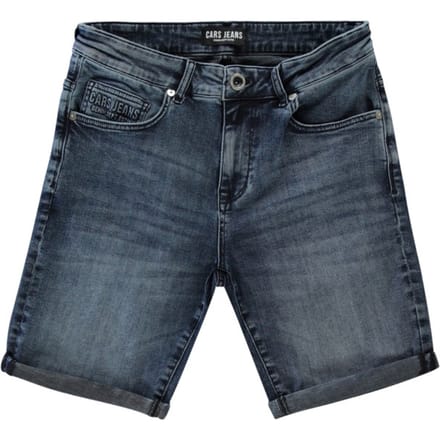 Cars Falcon short dark used blue denim