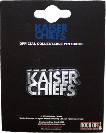 Kaiser Chiefs - Skewed Logo Pin - Zilverkleurig