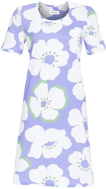 Ringella – Sweet Dreams – Nachtkleed – 5211061 – Bright Blue – Maat 48