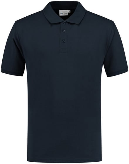 SANTINO LEEDS Poloshirt zwart/donker grijs / 3XL