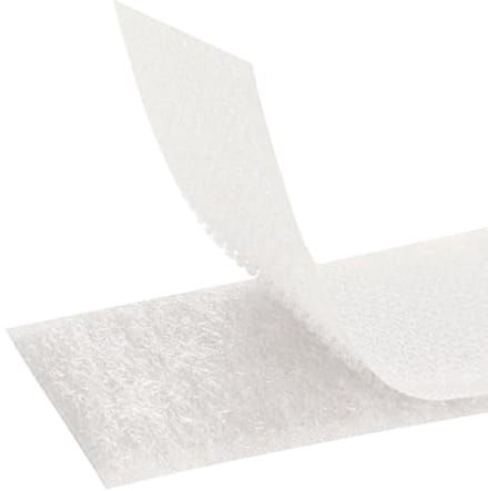 Klittenbandsluiting Wit 50mm x 0,5m - Extra Sterke en Resistente Haak en Lus voor Kleding en Knutselen