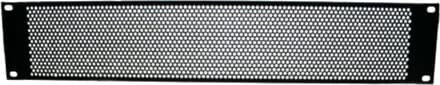 Adam Hall 87223VR - 19" U-Lüftungsblende 3HE, Rundloch - Rack paneel